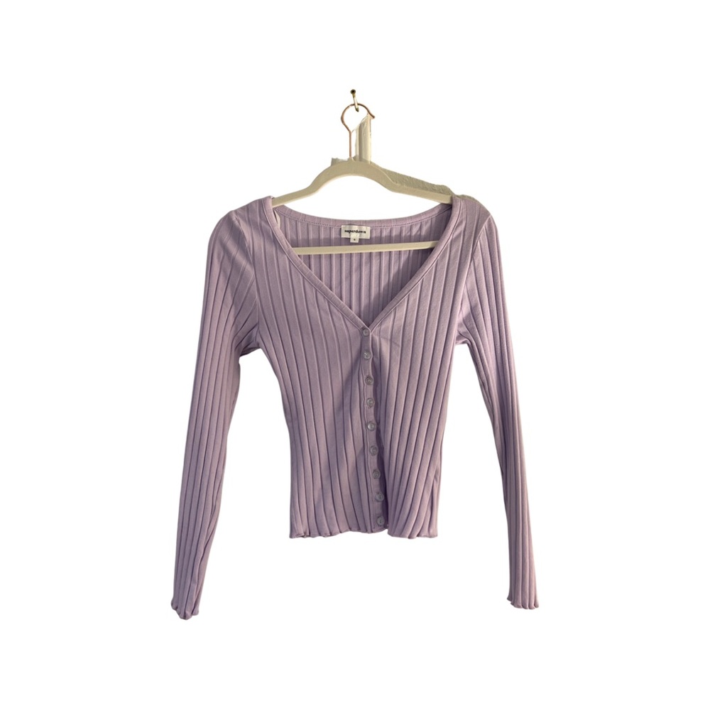 Lavender Superdown cardigan